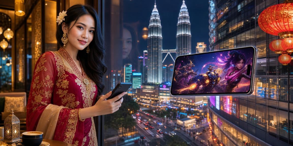 Pengguna bermain kasino mudah alih di Seremban dengan telefon pintar